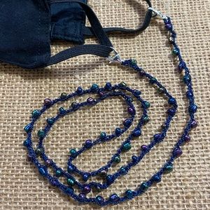 Necklace for face mask